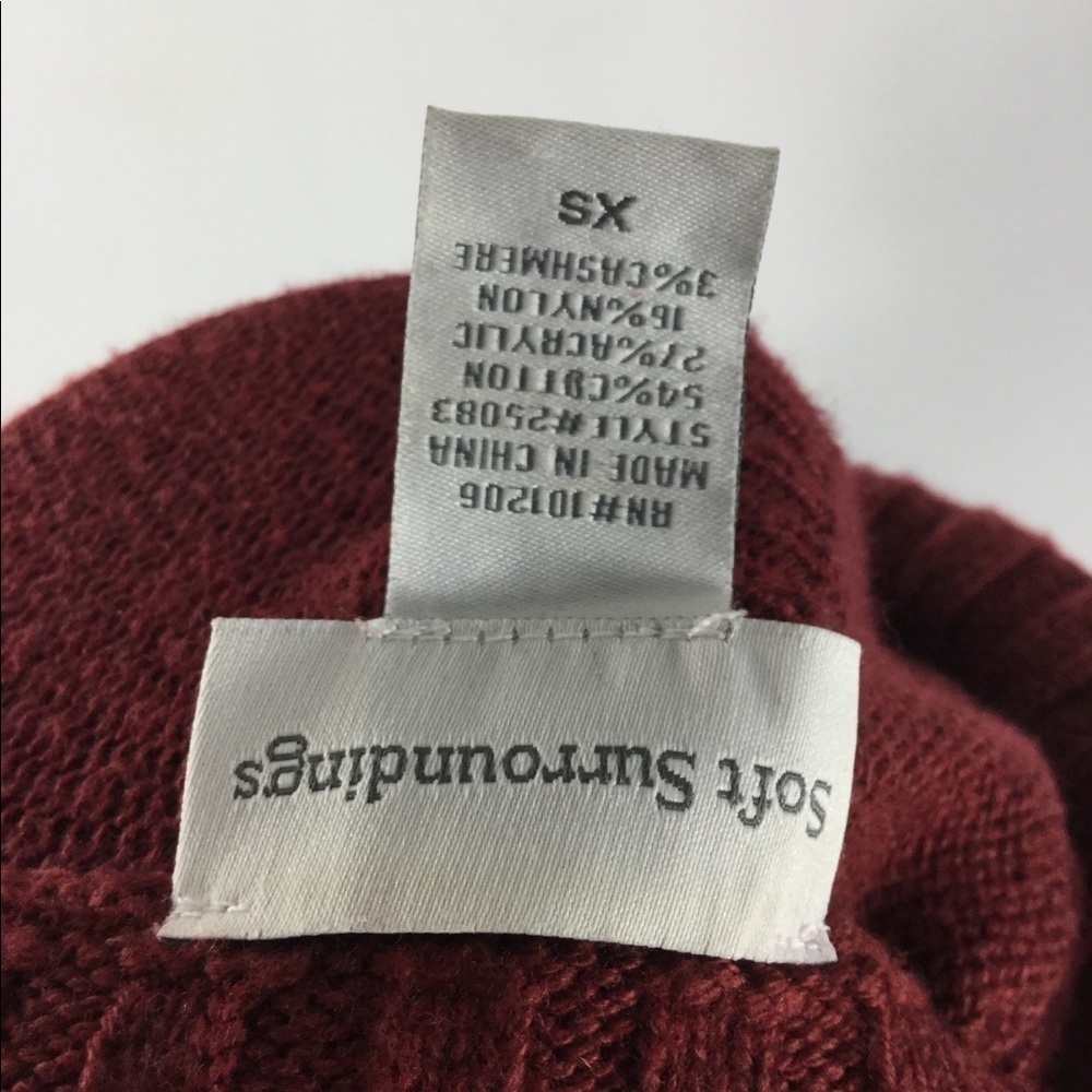 SOFT Surroundings Split Front Turtleneck Oversize… - image 11